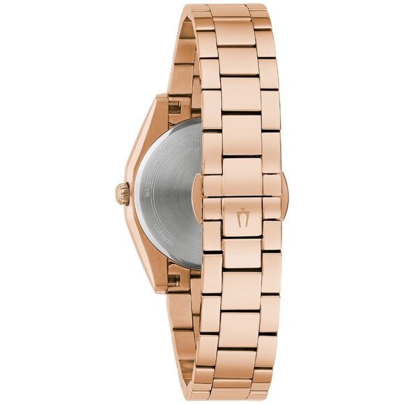 Bulova Ladies Rose Gold Watch Perfume Set New With Box main image 4
